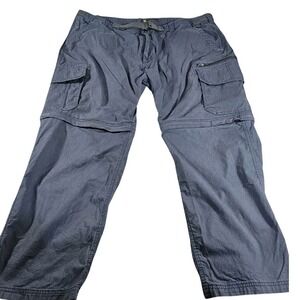 BC Clothing Convertible Cargo Pants Mens XXL x 30 blue Hiking Gorpcore outdoor